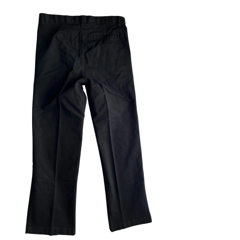 Old Navy   Boys Size 1O Husky Black Straight Pants Kids  Built-In Flex - Изображение 3 из 4