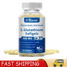 L-Glutathione Capsules 400MG Natural Anti-Aging Skin Whitening 120 Capsules