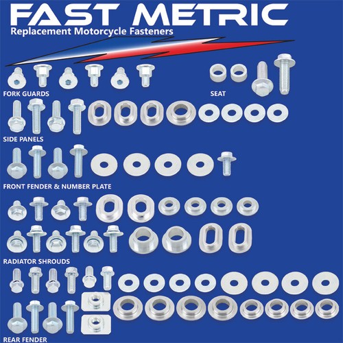 Kits de pernos de plástico y carrocería Yamaha WR 450F - Imagen 21 de 23