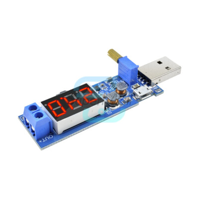 1/2/5Pcs DC-DC USB Converter 5V to 1.2V-24V Step UP/Down Power Supply Module
