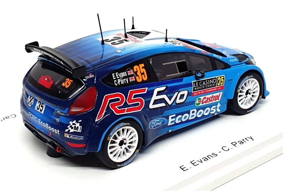 Spark 1/43 Scale S4965 - Ford Fiesta R5 Evo 8th #35 Monte Carlo 2016 - Image 2 of 4