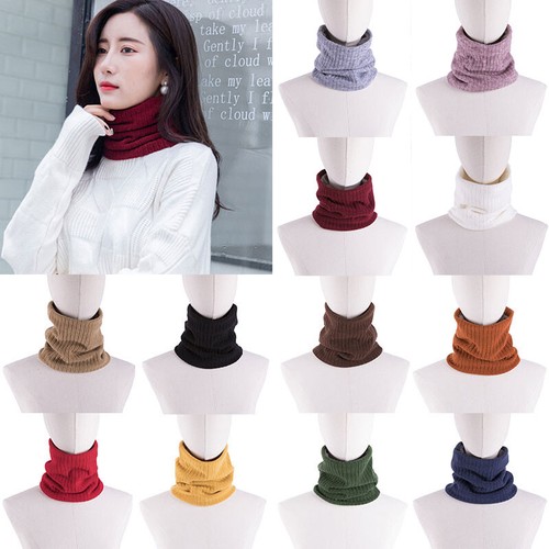 Winter Thermal Fleece Neck Gaiter Warmer Tube Windproof Face Mask for Men Women - Picture 2 of 35