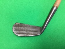 Hickory Wood Shaft Golf Club DEEP GROOVE Spalding Accurate Clover Hammer HD65