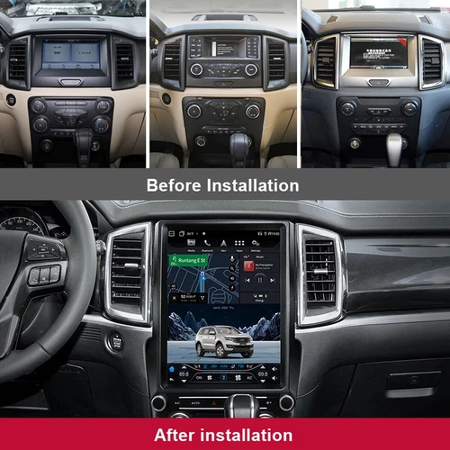 12.1" Android 11 Car Tesla Style Radio GPS Navigation For Ford Everest Ranger - Picture 3 of 15