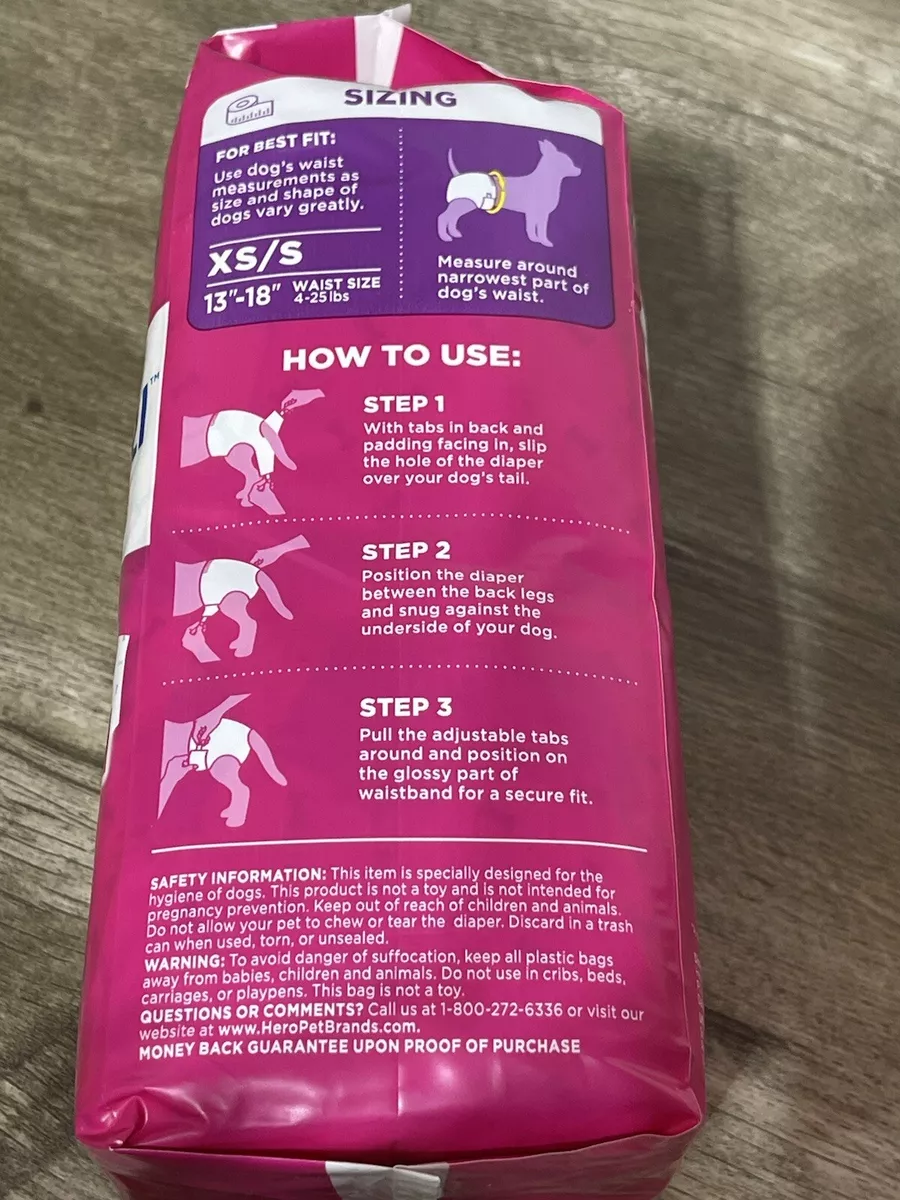 Out pet care disposable female dog diapers cheap