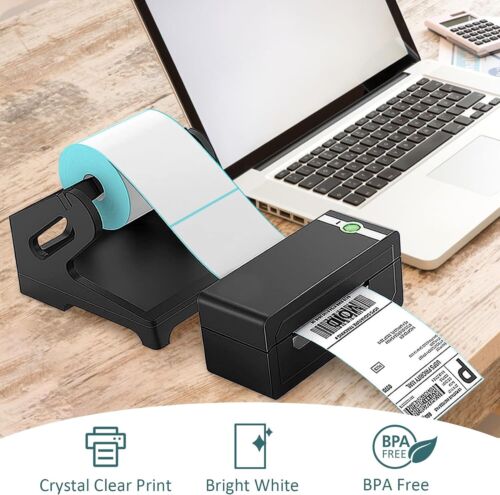4 rollos 4"x6" etiqueta de envío térmico directo 250/rollo para impresora Zebra Eltron - Imagen 8 de 11