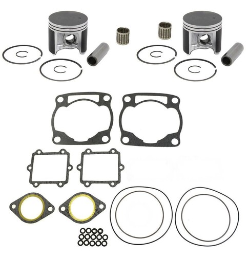2002 Arctic Cat Mountain Cat 500 Top End Rebuild Kit SPI Pistons Bearings Gasket - Picture 16 of 24