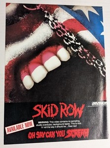 Skid Row Oh Say Can You Scream | eBay