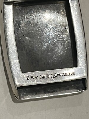 【VTG】R. Blackinton Co. ID Belt Buckle Vintage R. Blackinton & Co. Belt Buckle 925 Sterling Silver