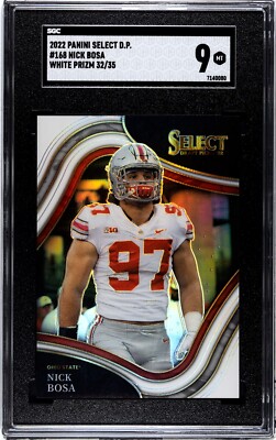 2022 Panini Select Draft Picks - Field Level Nick Bosa #168 White