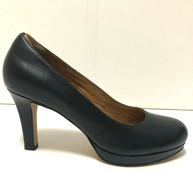 clarks platform pumps