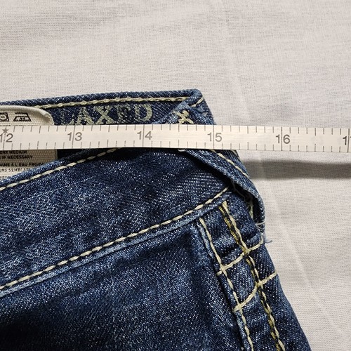 Ariat Men's Jeans 30x35 Blue Distressed Relaxed Fit Straight Leg Western Denim - Picture 8 of 13
