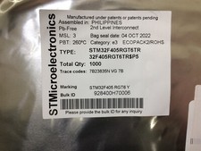 STM32F405RGT6 ST MICRO IC MCU 32BIT 1MB FLASH 64LQFP SMD ROHS 2 PIECES