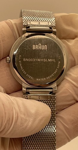 Vintage Braun Silver Tone Ladies Wrist Watch. Vintage Ladies Wristwatches. BRAUN - Picture 8 of 10