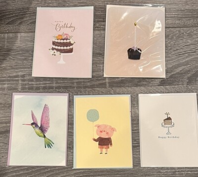 Birthday  - Variety pack of  5 by Papyrus