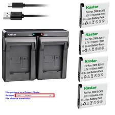 Kastar Battery Dual Charger for Panasonic DMW-BCN10GK DMW-BCN10PP Battery