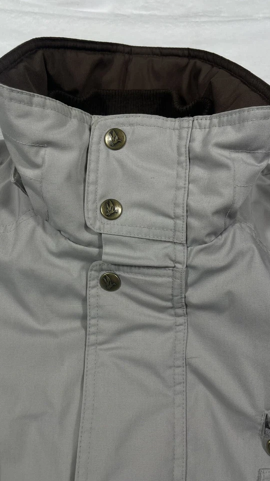 Abrigo Bert Pulitzer Bronceado A Presión y Cremallera Chaqueta de Invierno Pesada Talla Grande EE. UU. Para Hombre. Foto 3 de 4