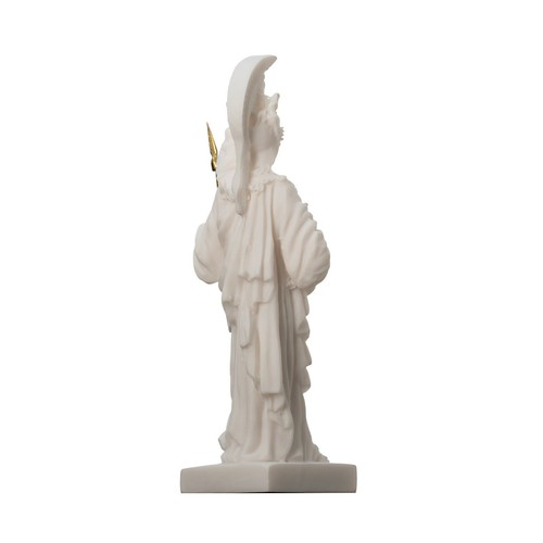"Statua alabastro Atena con gufo dea della saggezza e della guerra 6,29" - Foto 5 di 8
