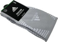 Adidas Kids Grey OTC Polyester Cushion Team Speed Soccer Performance Socks Sz S