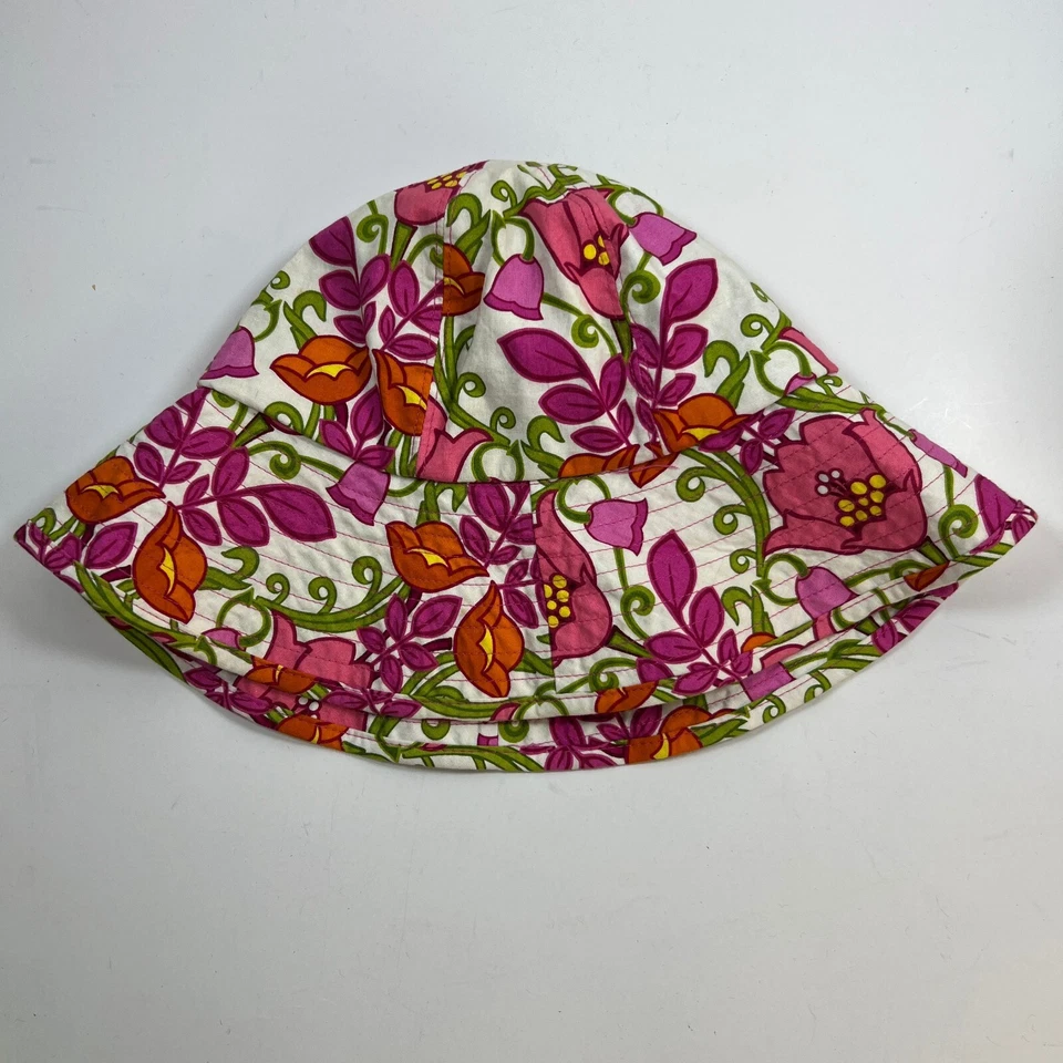 Sombrero de playa Vera Bradley Sun de gran tamaño floral colorido cubo campana de lilli Foto 4 de 4