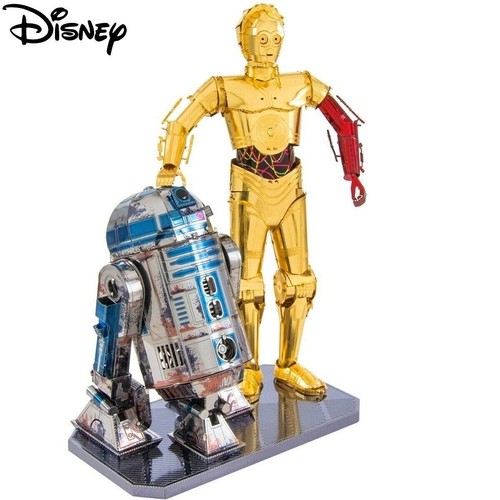 Metal Earth 3D Laser Cut DIY Model Star Wars R2-D2 C-3PO Building Kit Gift Set - Picture 2 of 4
