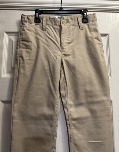 NWOT Old Navy Boys Skinny Pants Adjustable Waist Sz 12 Khaki School Play - Picture 15 of 15