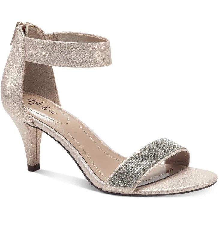 New Style Co Phillyis Evening Sandals Created for Macy s Blush