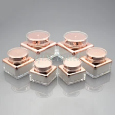 5g 15g 30g Empty Plastic Cosmetic Jars Lotion Lip Cream Balm Storage Container