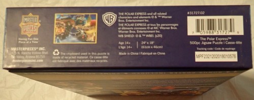 The Polar Express Puzzle Bonus Poster Included 550 Pieces 24" x 18" - Picture 5 of 5