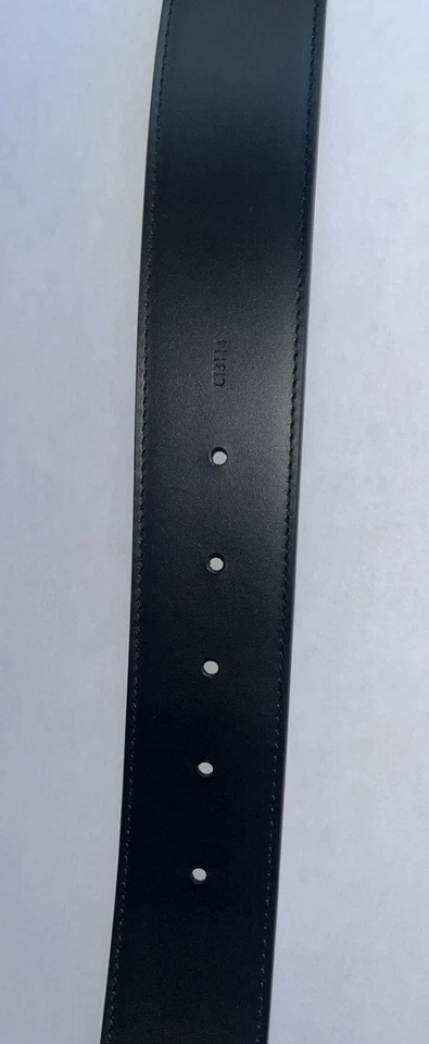 Auténtico Cinturón Louis Vuitton Damier Grafito LV Iniciales Hebilla Talla 110/44 Foto 3 de 4