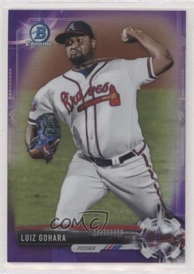 2017 Bowman Chrome Prospects Purple Refractor 24/250 Luiz Gohara #BCP17 0x1