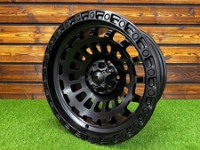 4X R17" 5X127 Ranger Fuel Style Black Matt Wheels: Fits For 4x4 Jeep Cherokee