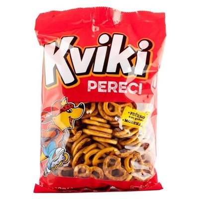 (11,90 EUR/kg) Podravka Kviki Pereci Brezeln 100g Salzgebäck Snack Kroatien