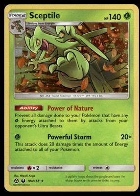 Sceptile Alternate Art Promos 010a/168 Pokemon Card TCG