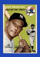 1954 Topps Set-Break #101 Gene Woodling EX-EXMINT *GMCARDS*