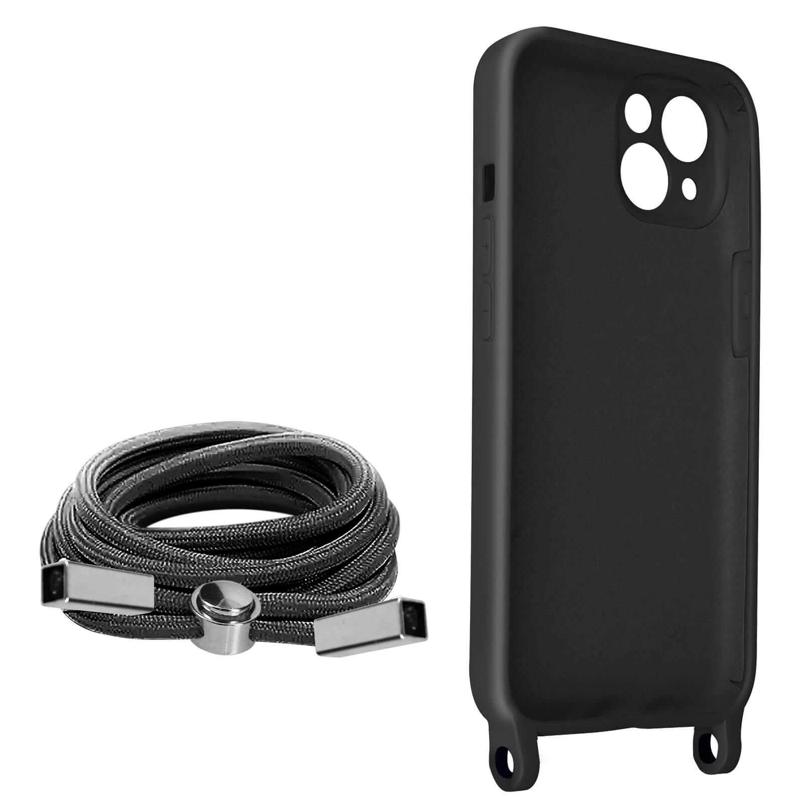 Coque iPhone 13 mini antichoc soft-touch à cordon ajusté protection 360 - 2