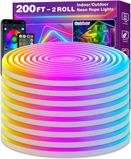 AILBTON 200Ft Neon Rope Lights,Flexible Led Rope Lights Control with App/Remote,