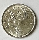 1938 Canada 25 Cents George VI (Q-61)