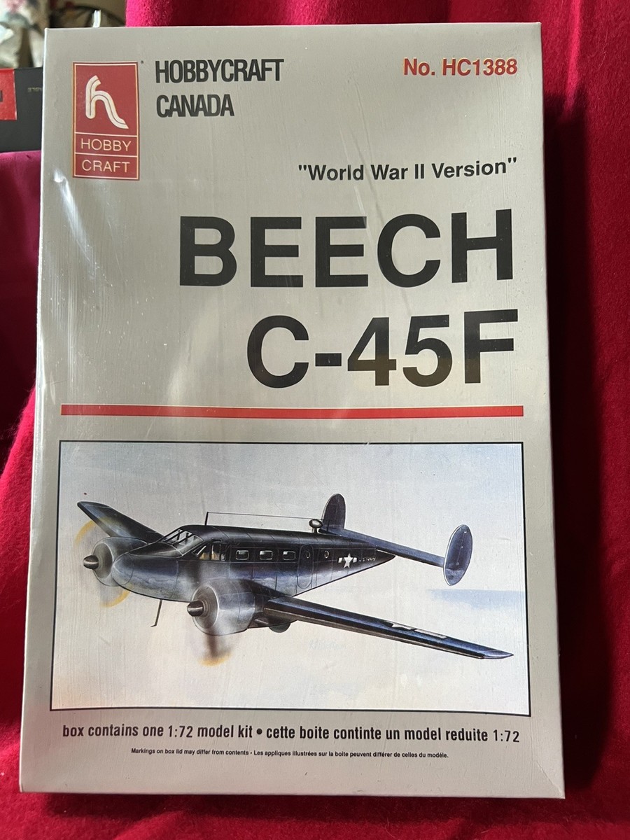 ハンドメイドn2 1/72 Kit Hobby Craft Hobbycraft No. HC1388 WW2 VERSION BEECH C-45