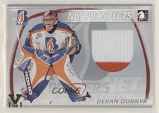 2004 ITG Heroes and Prospects Net Silver Vault Gold 1/1 Devan Dubnyk #NP-17 1q2