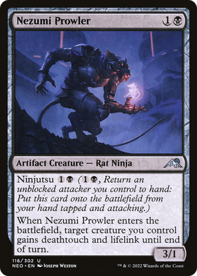 Nezumi Prowler #116 (LP) Kamigawa Neon Dynasty NEO Magic MTG