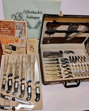 Offenbach Solinger Deluxe 24 piece Dining And Knife Set With Locking Case