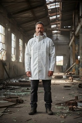 NWT Helly Hansen Work Wear Processing Jacket White Size 4XL