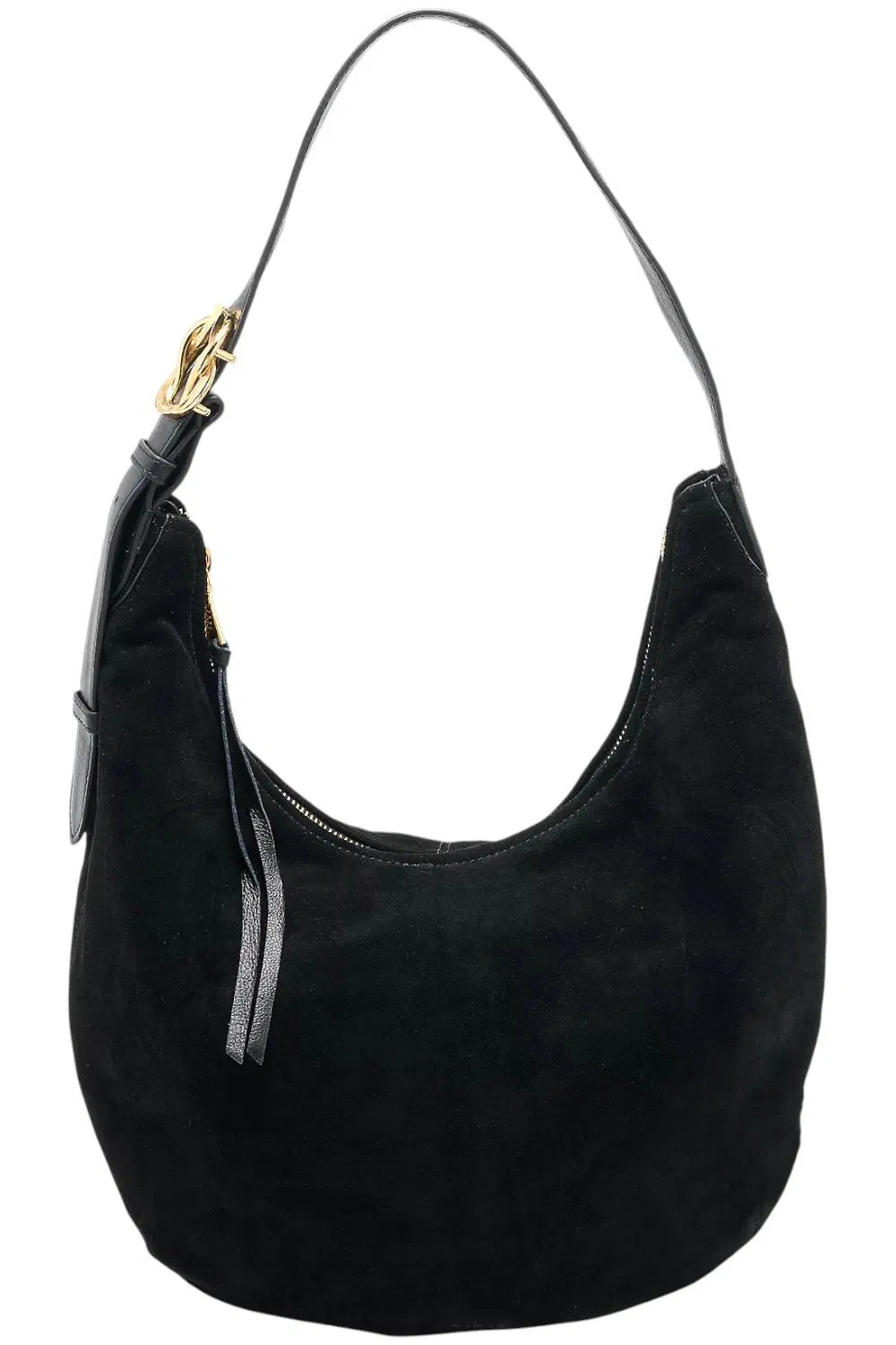 Aimee Kestenberg Unity Large Suede Shoulder Bag Black 31190₽