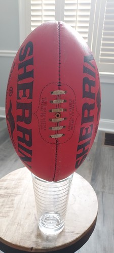 PRE WOKE MENS VINTAGE TW SHERRIN KB KANGAROO BRAND AFL VFL LEATHER FOOTBALL