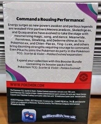 pokemon scarlet and violet paldea evolved booster pack Pokémon Scarlet & Violet: Growlithe Paldea Evolved Checklane Blister  (ENG) – CardsHouse main image 0