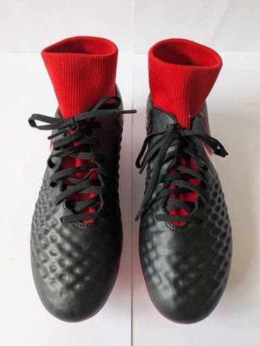 Nike Magista Onda II SG schwarz/rot Fußballschuhe UK Größe 7 Top Zustand - Bild 2 von 11