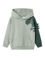 Jungen Sweatshirt Name IT Nmmnash Ls Nreg, Jadeite, GrößE 98, Baumwolle