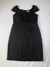 BCBG Generation Womens Black Career Cap Sleeve Dress I Size 6