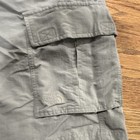The North Face Men's Gray Nylon Canvas Cargo Shorts Belted Buckle Pockets — photo 2